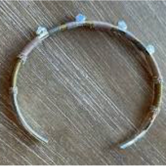 Stella & Dot Colorblock Cuff, Silver - Picture 4 of 5